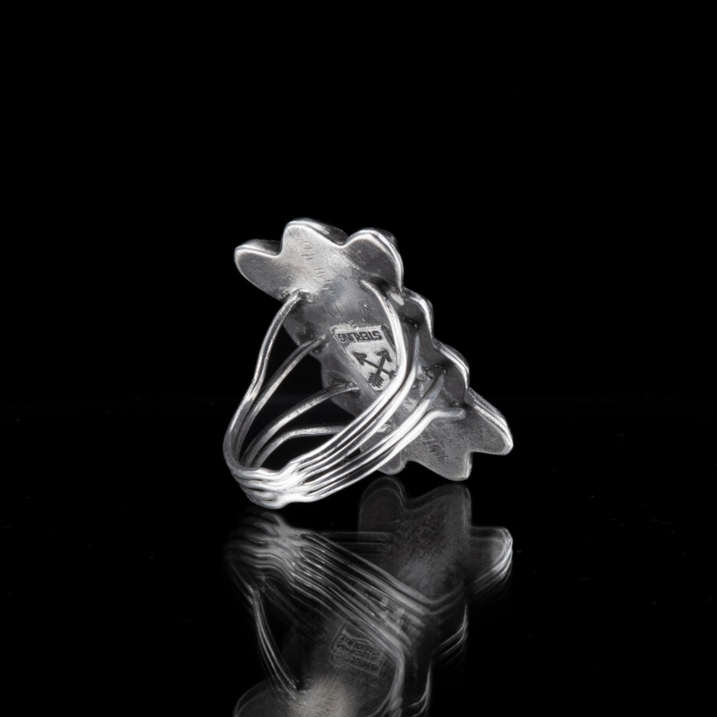 Sterling Silver Concho Ring.