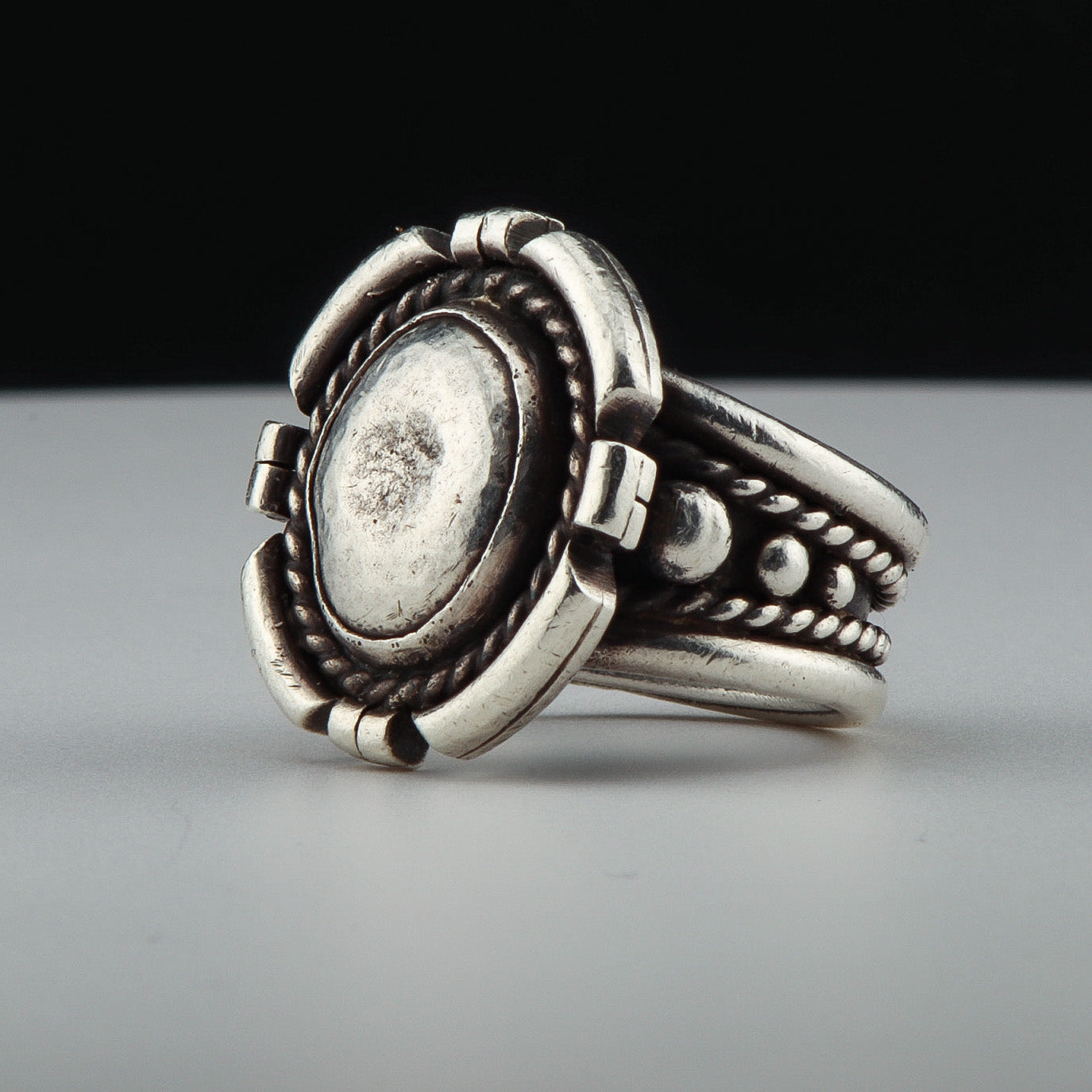 "The Silver Stone." Ring
