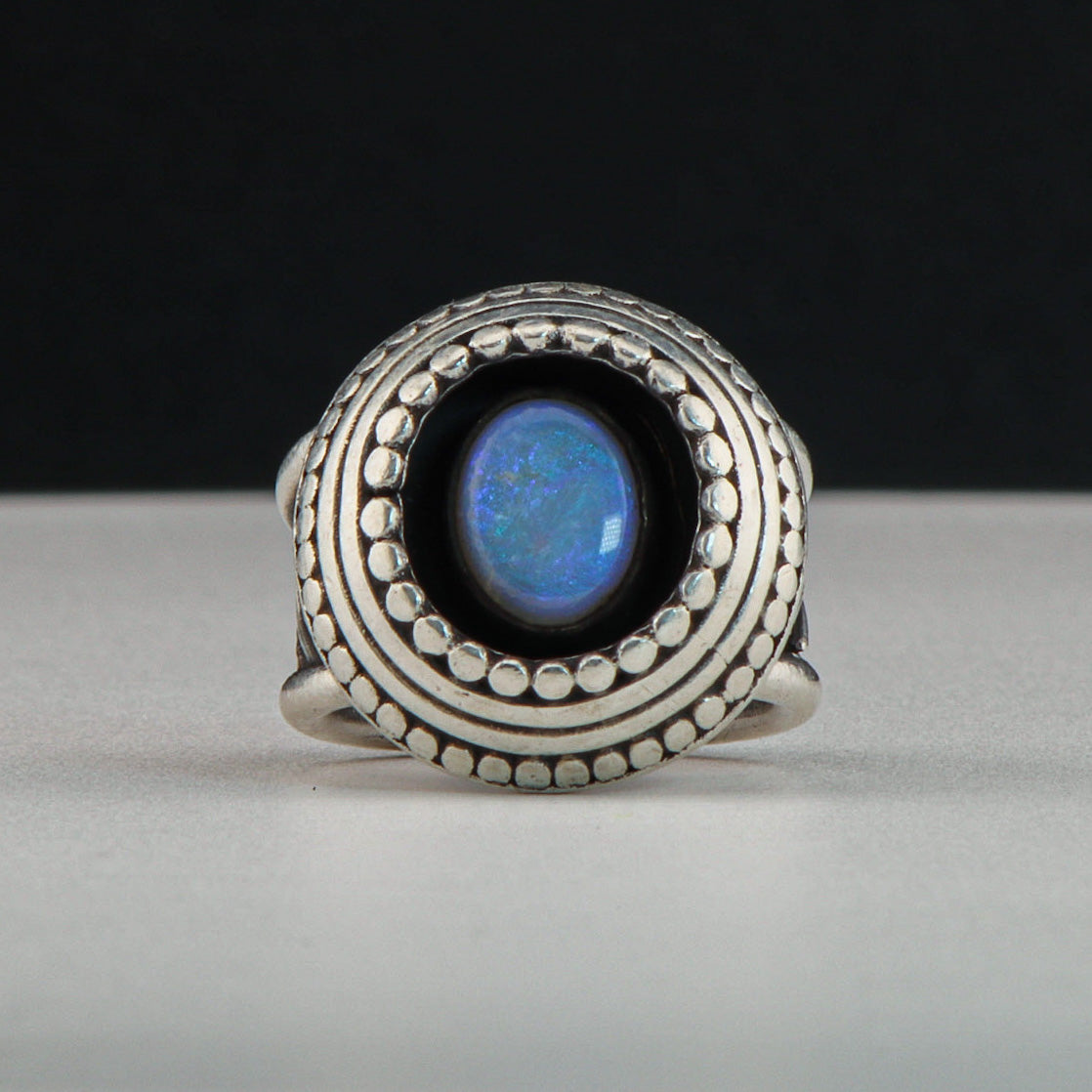Opal Shadowbox Ring