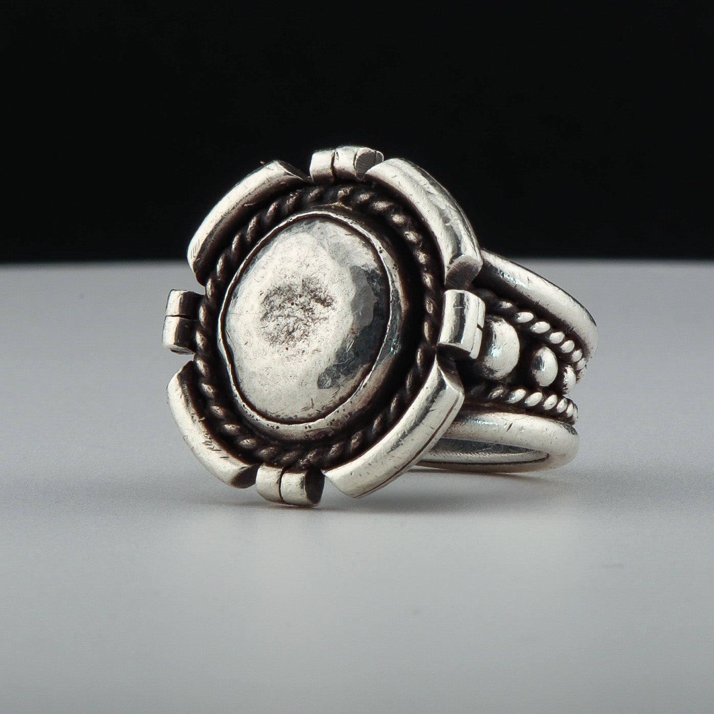 "The Silver Stone." Ring