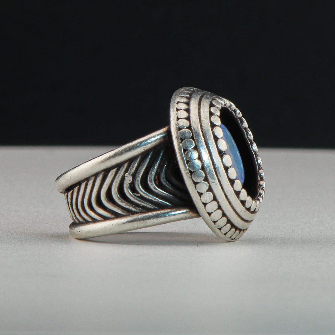 Opal Shadowbox Ring