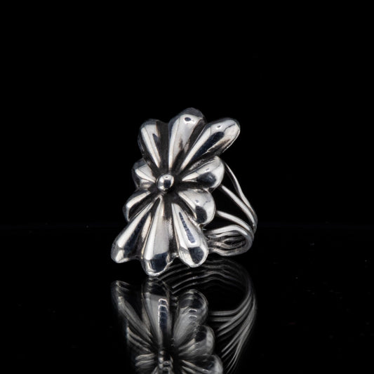 Sterling Silver Concho Ring.