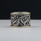 "The Maze." Silver Band Ring