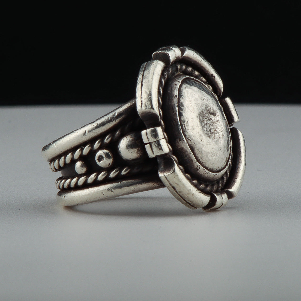 "The Silver Stone." Ring