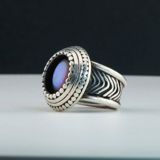 Opal Shadowbox Ring