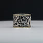 "The Maze." Silver Band Ring